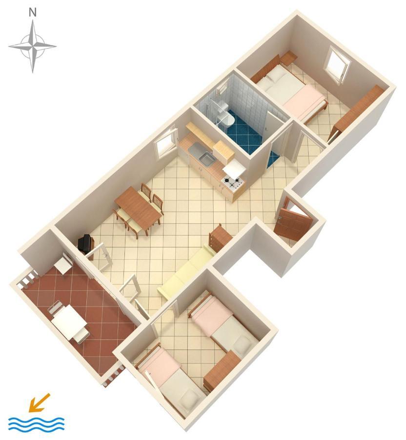 Apartments With A Parking Space Mandre, Pag - 6405 كولان المظهر الخارجي الصورة